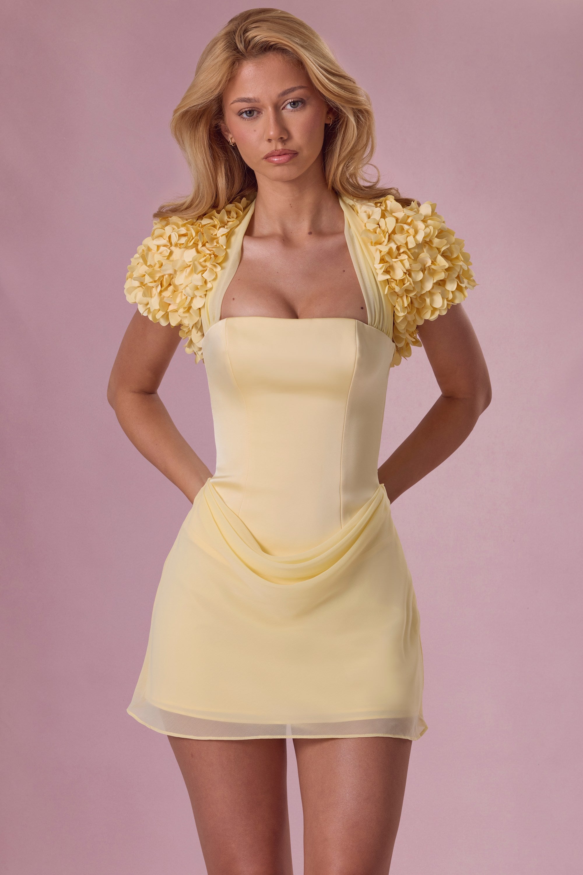Cropped Bolero in Butter