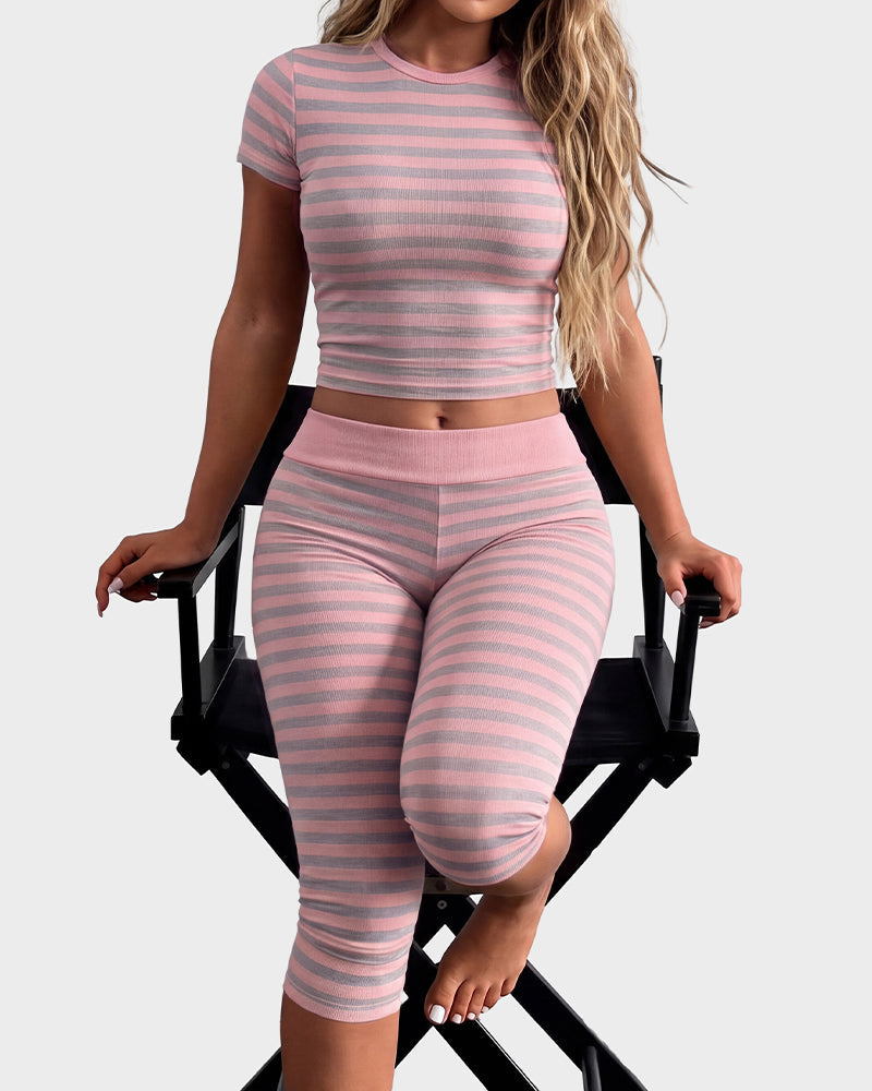 Amara Striped Set