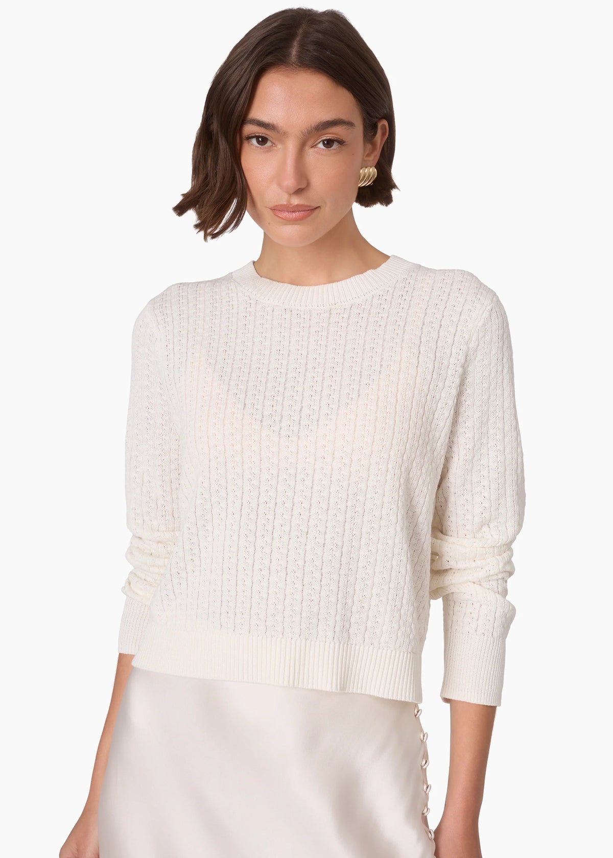 Cropped Sweater Macadamia