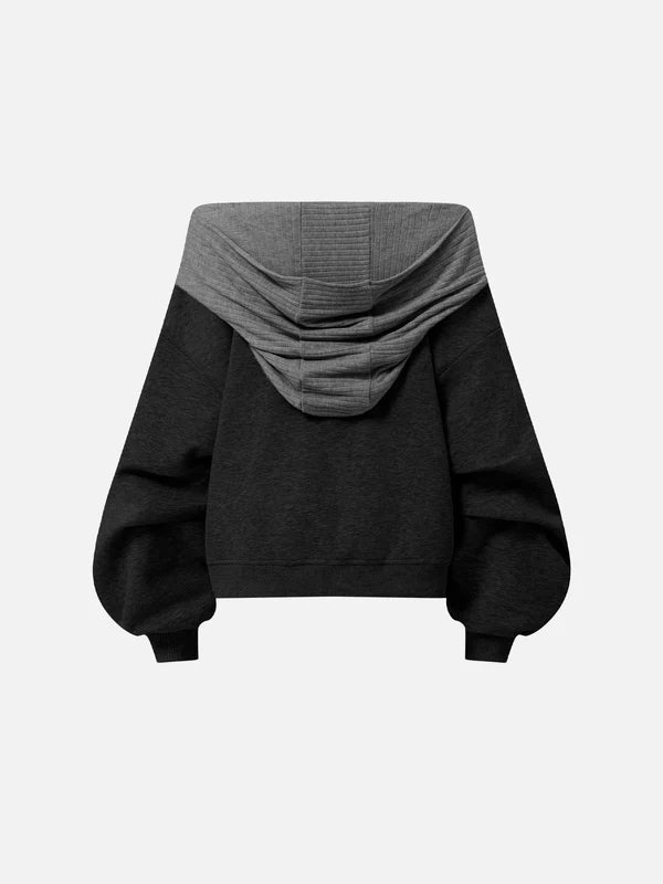 Eden Off-The-Shoulder Pullover Hoodie