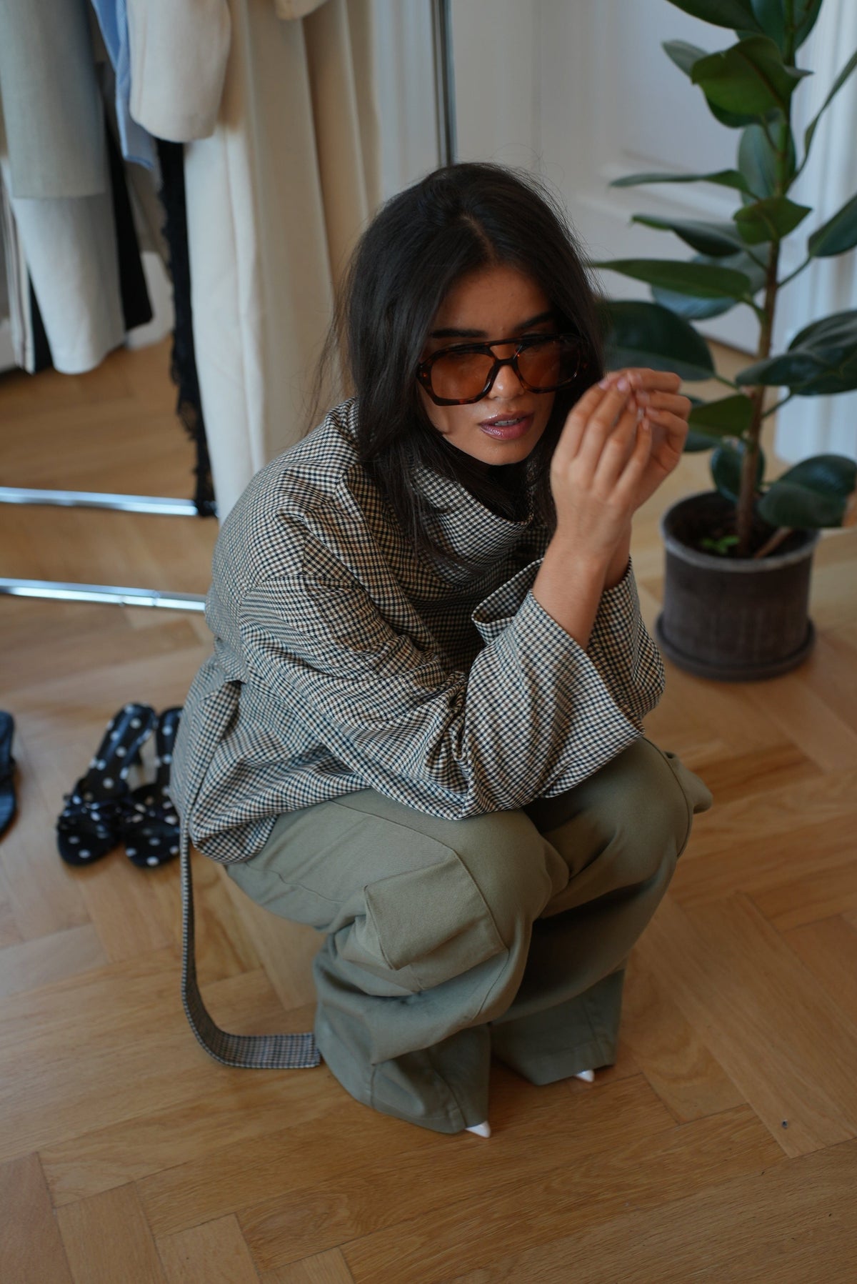 Alessia funnel neck jacket