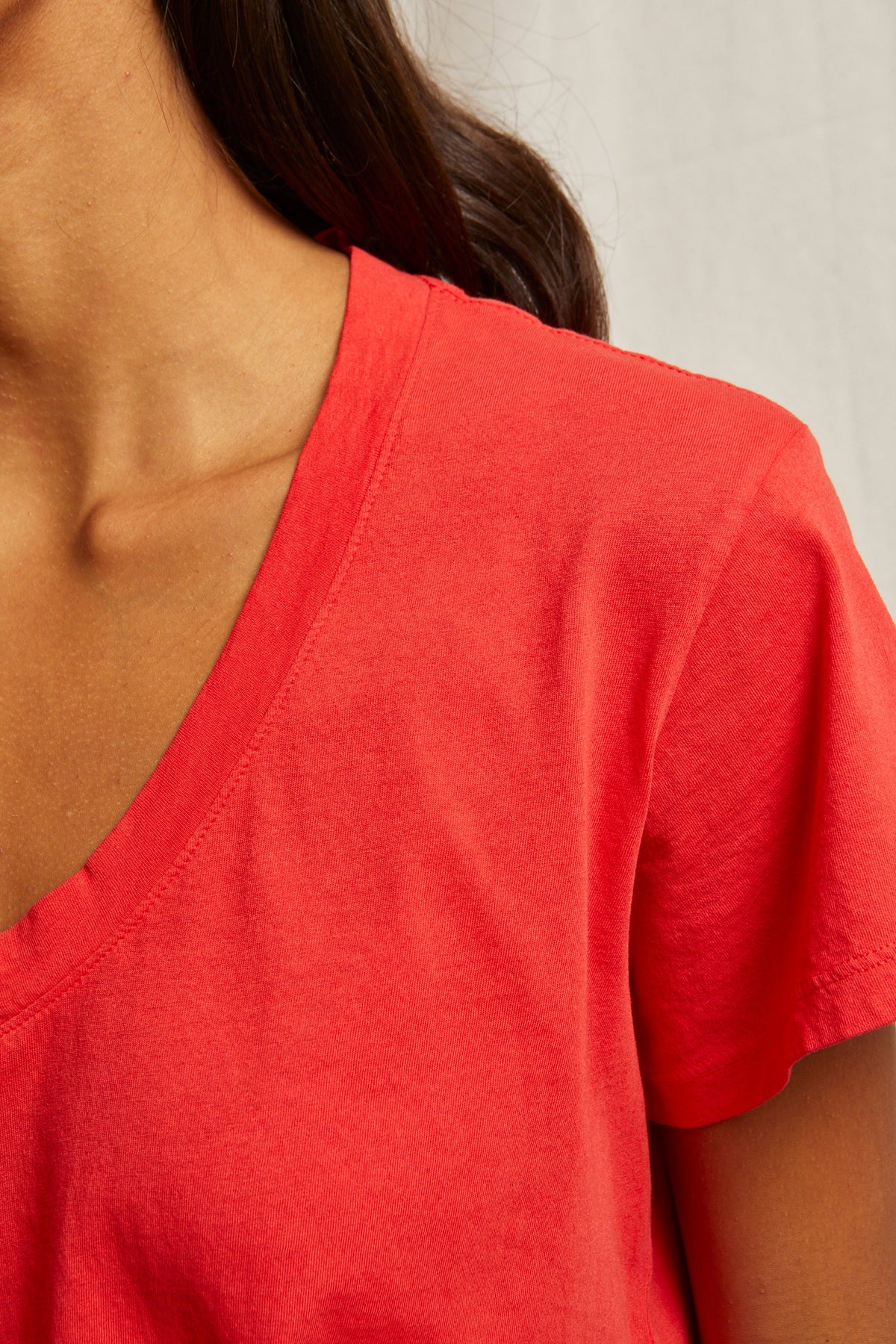Oversized v-neck tee