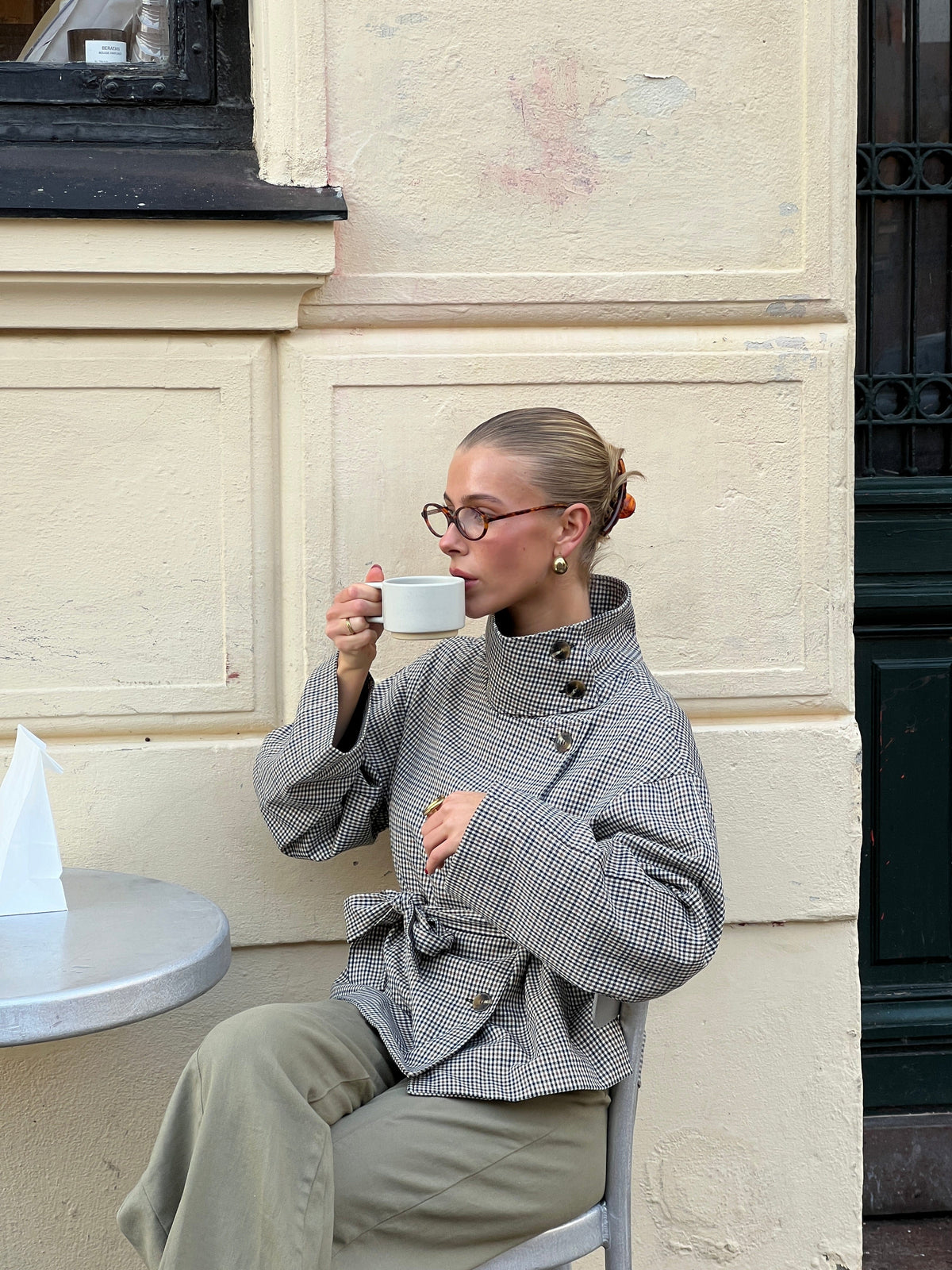 Alessia funnel neck jacket