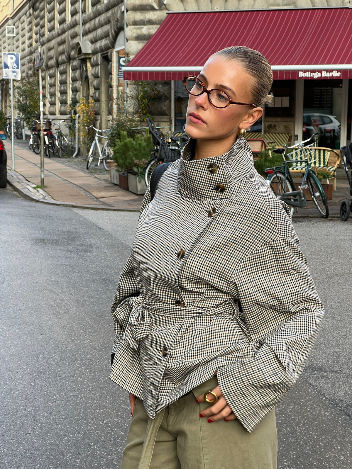 Alessia funnel neck jacket
