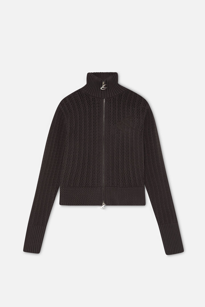 Stormy Brown Zipper