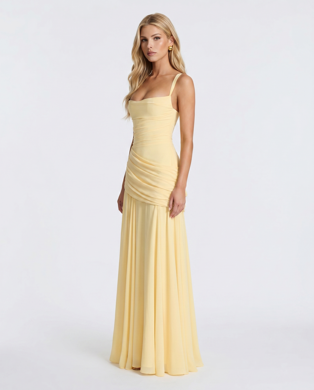 Charlotte Ruched Maxi Dress