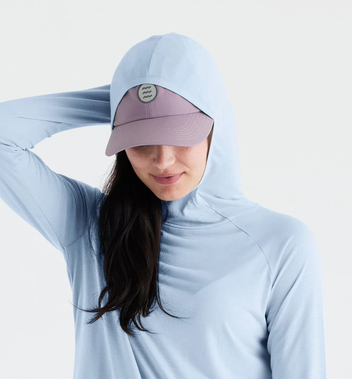 Women's Bamboo Lightweight Hoodie II - Clear Sky