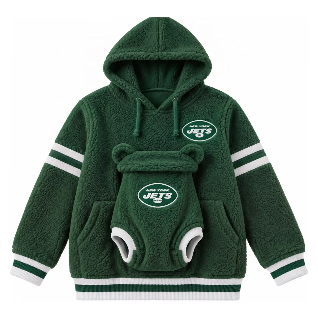 Hoodie team designs + baby outfit