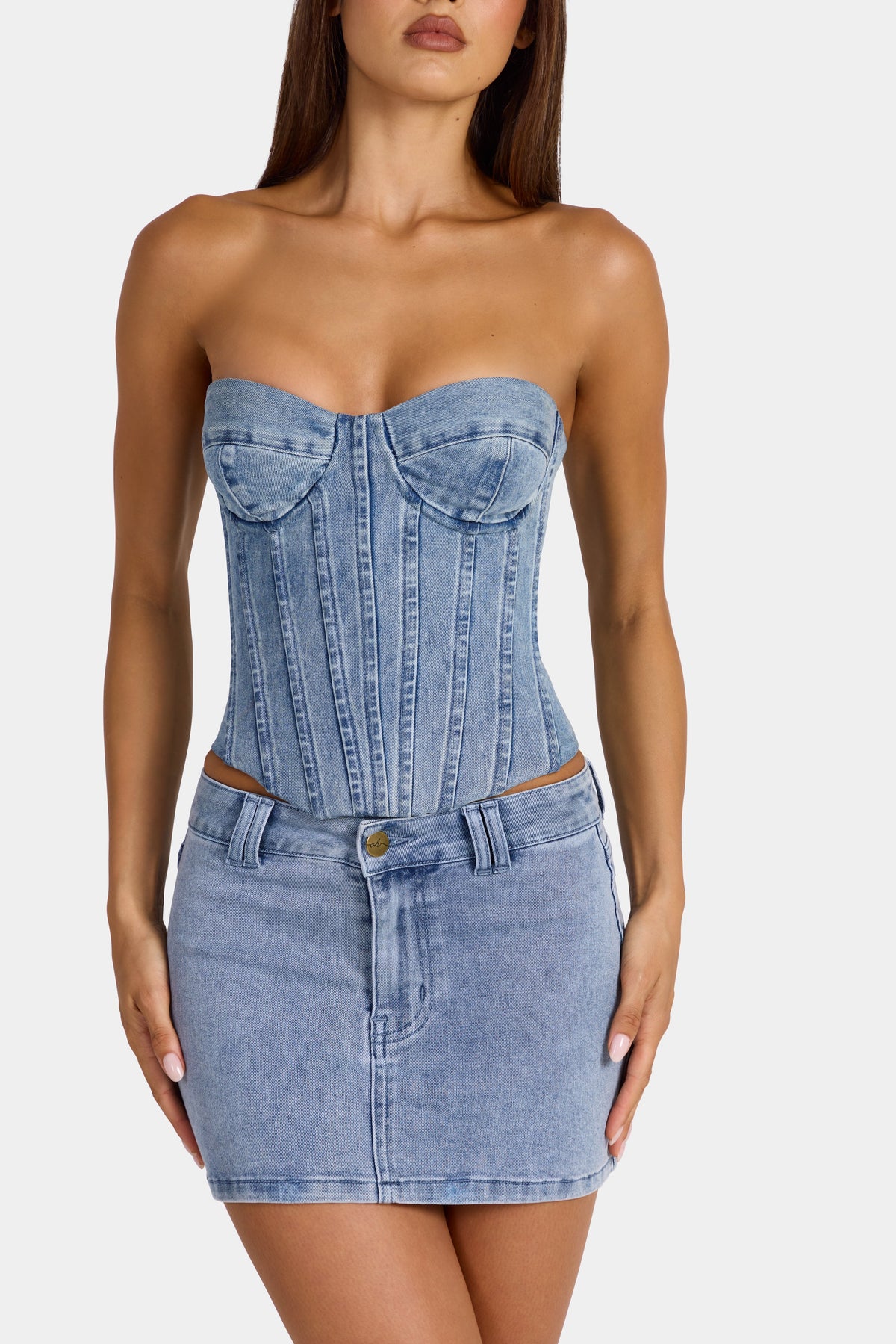 Juno Denim Mini Skirt