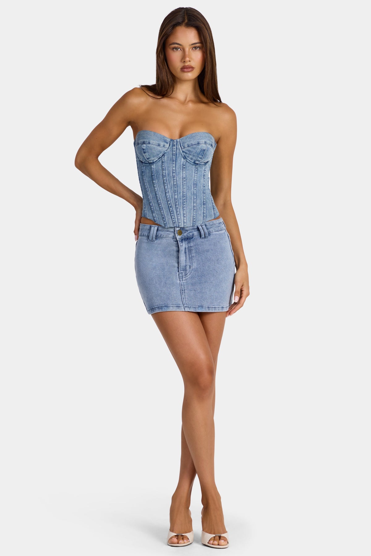 Juno Denim Mini Skirt