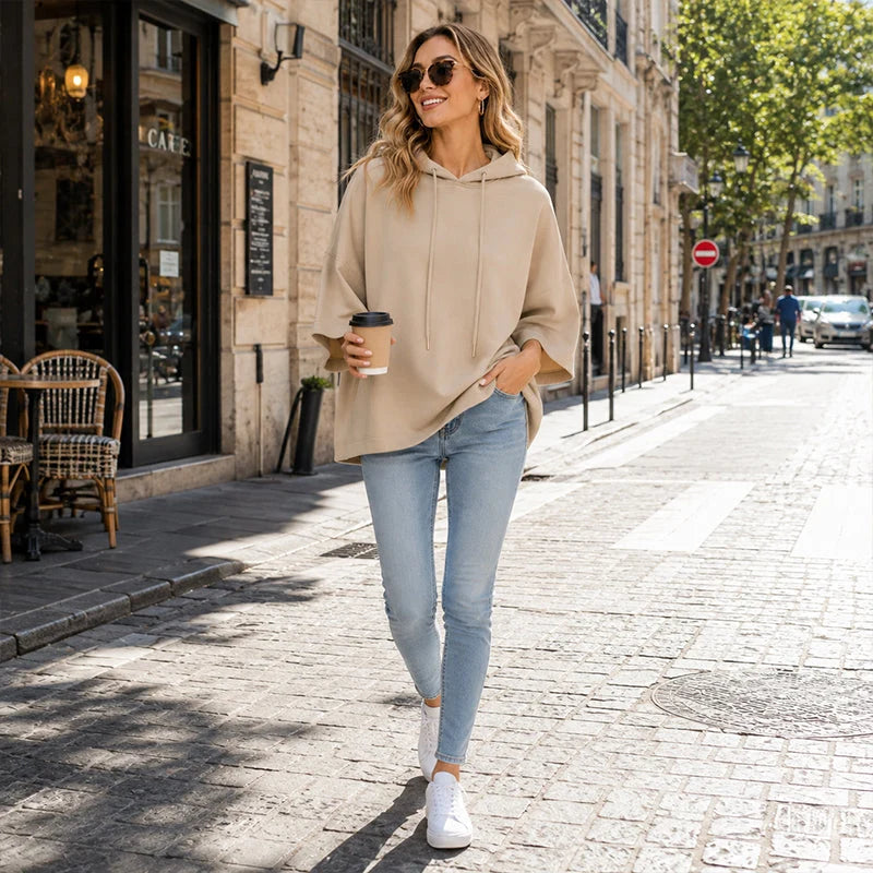 Relaxed Pullover Hoodie