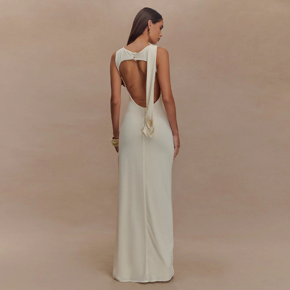 Open-Back Boat Dress