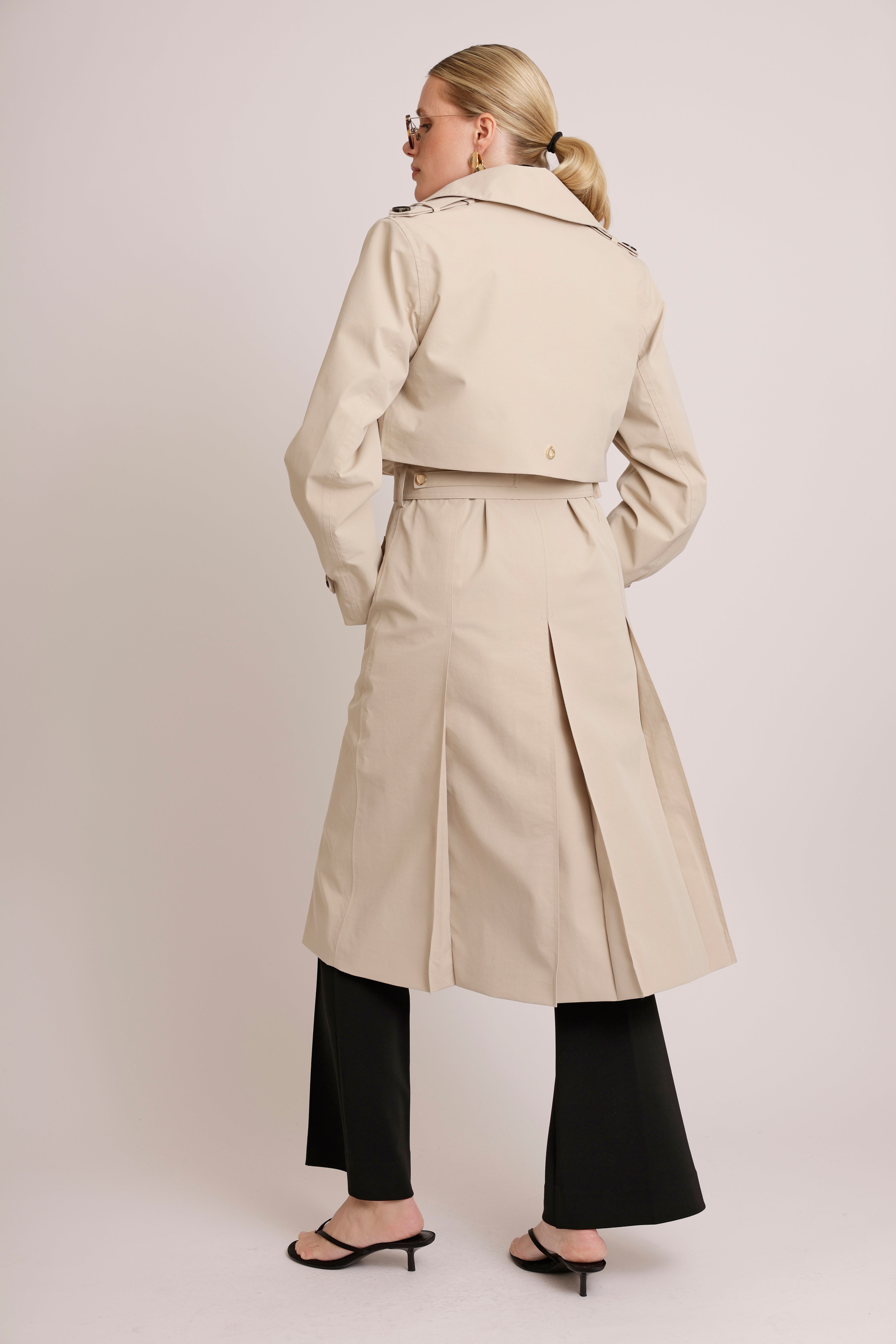 3-in-1 Trench Dress | Cream