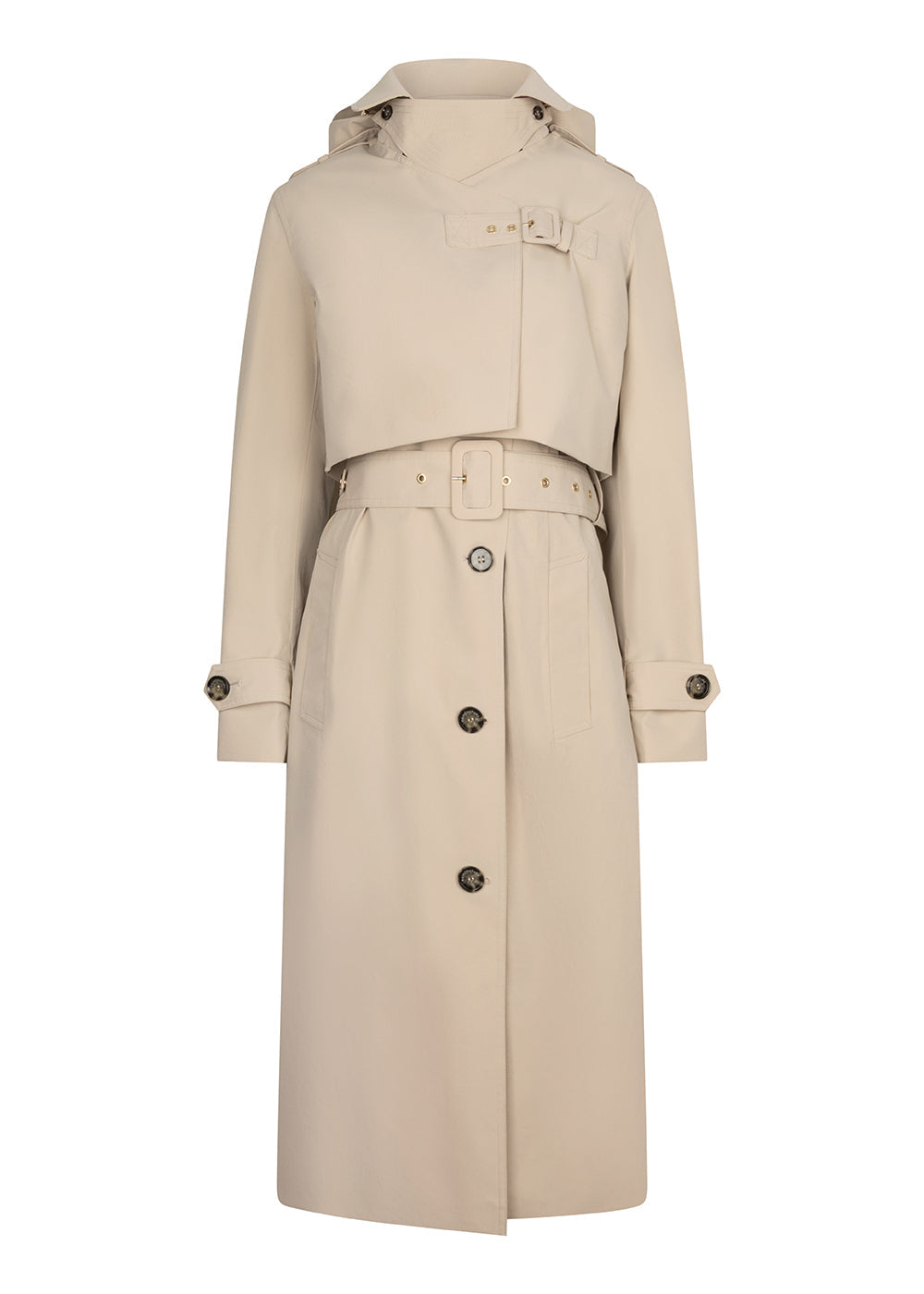 3-in-1 Trench Dress | Cream