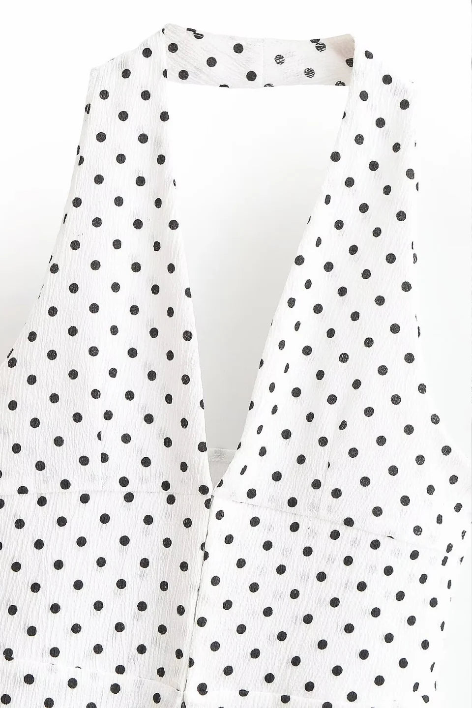 Dot Peplum Tank Top