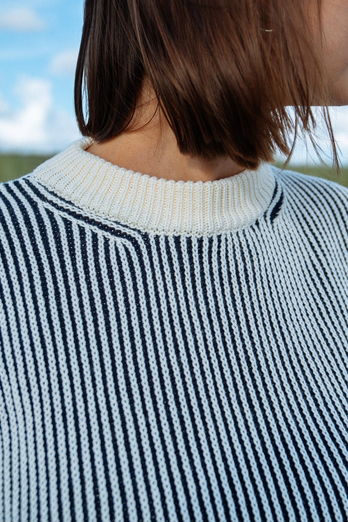 Hella Striped Knit Sweater