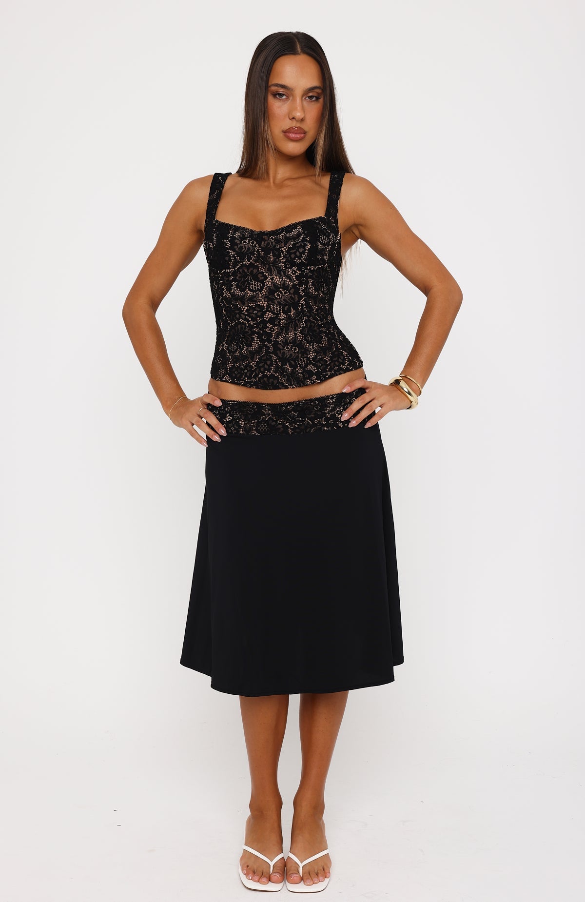 Victoire Midi Skirt
