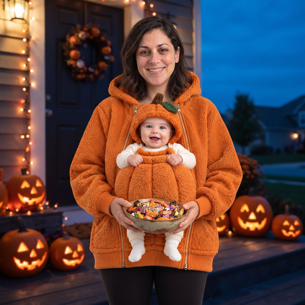Pumpkin Baby Carrier Hoodie