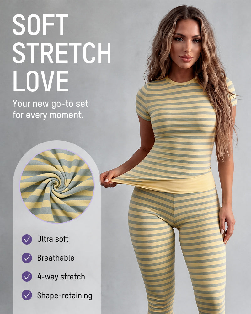 Amara Striped Set