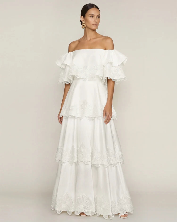 Off-Shoulder Maxi Dress