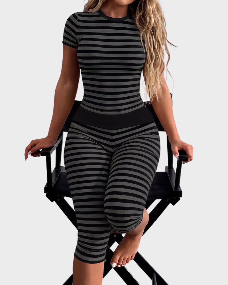 Amara Striped Set