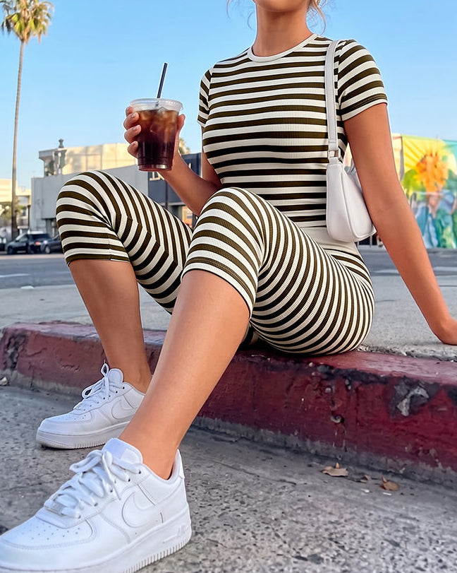 Amara Striped Set