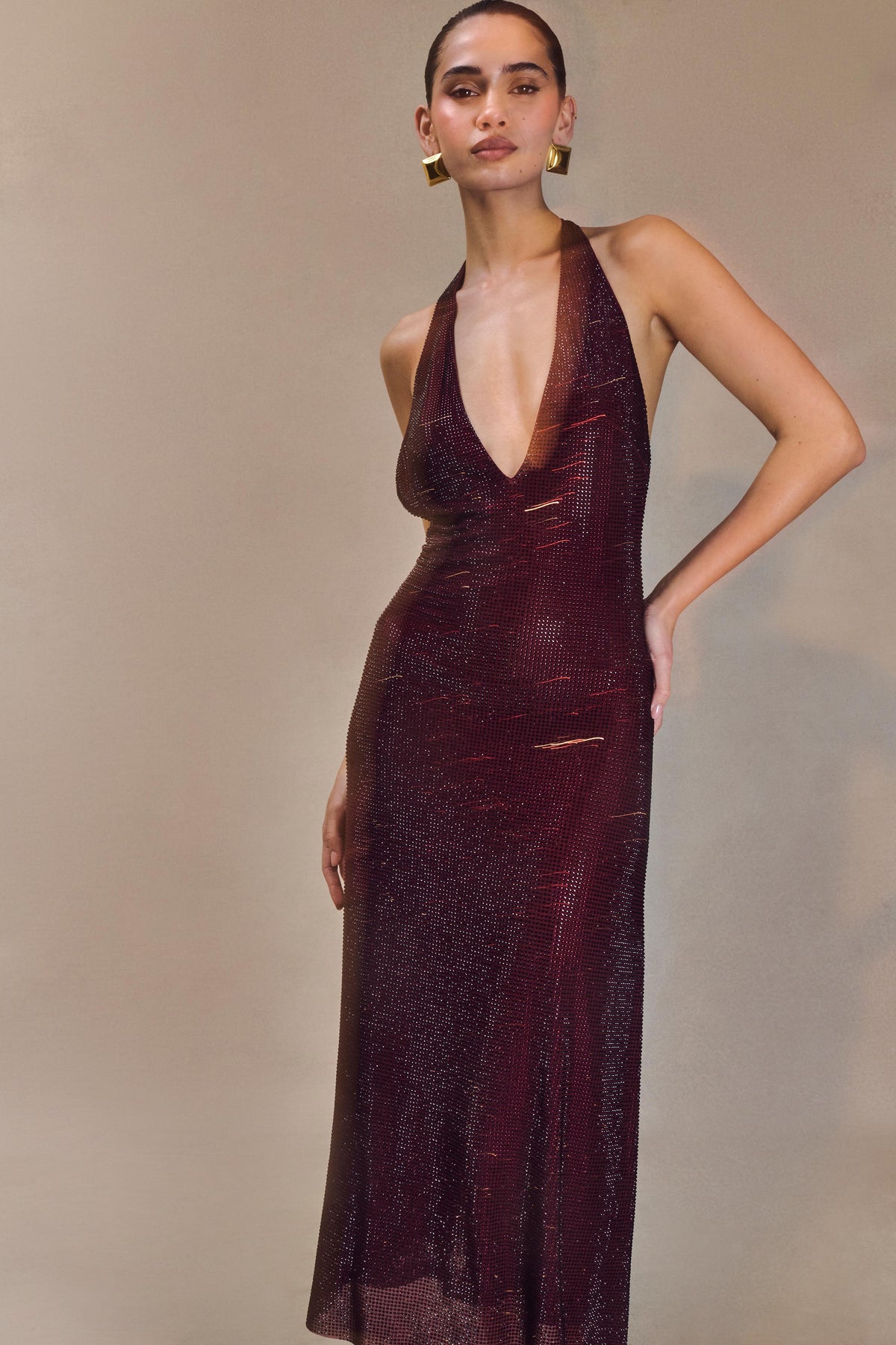 Halter Midi Dress