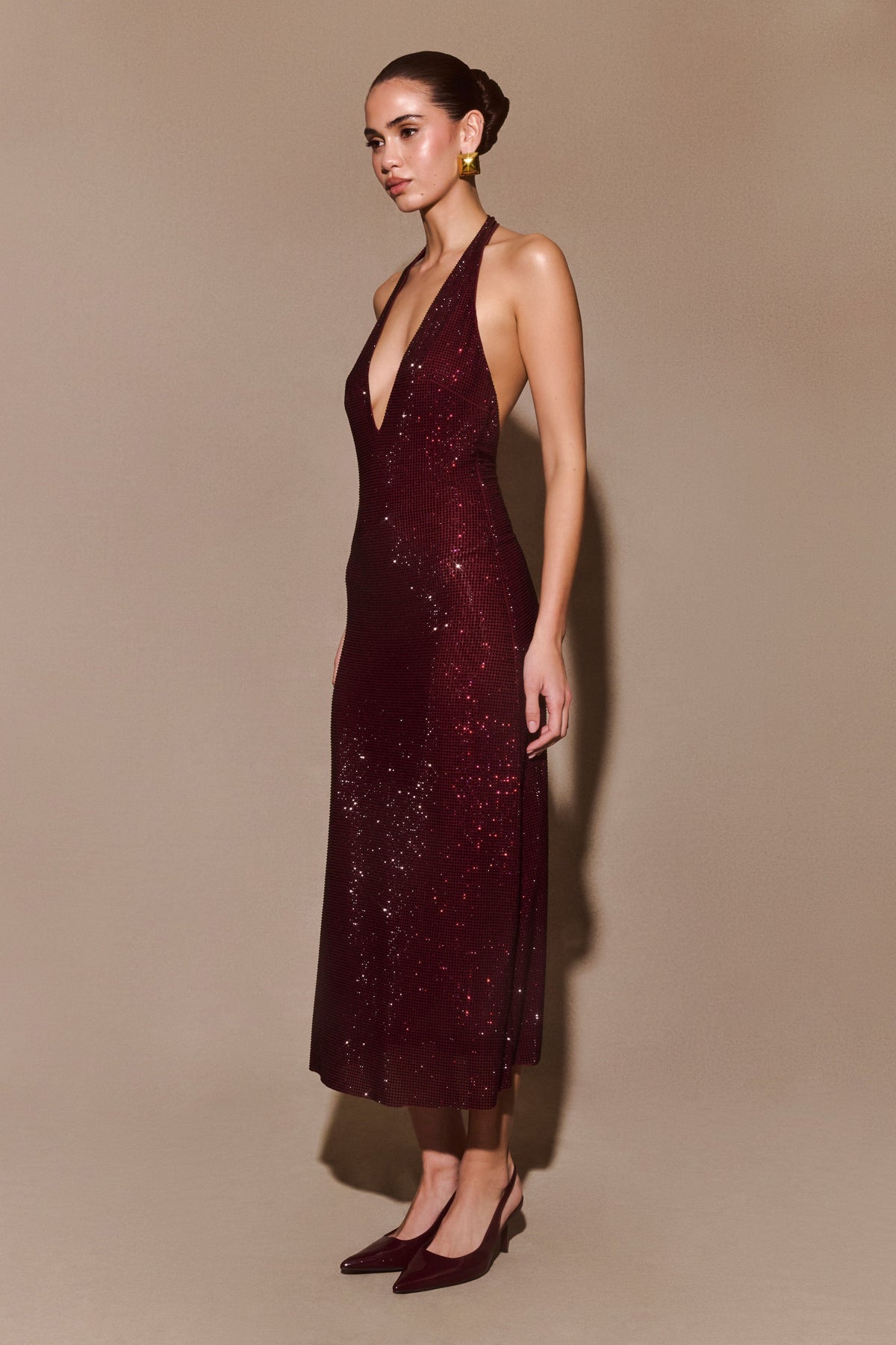 Halter Midi Dress