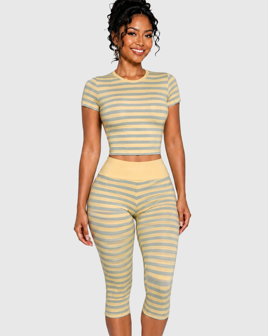 Amara Striped Set