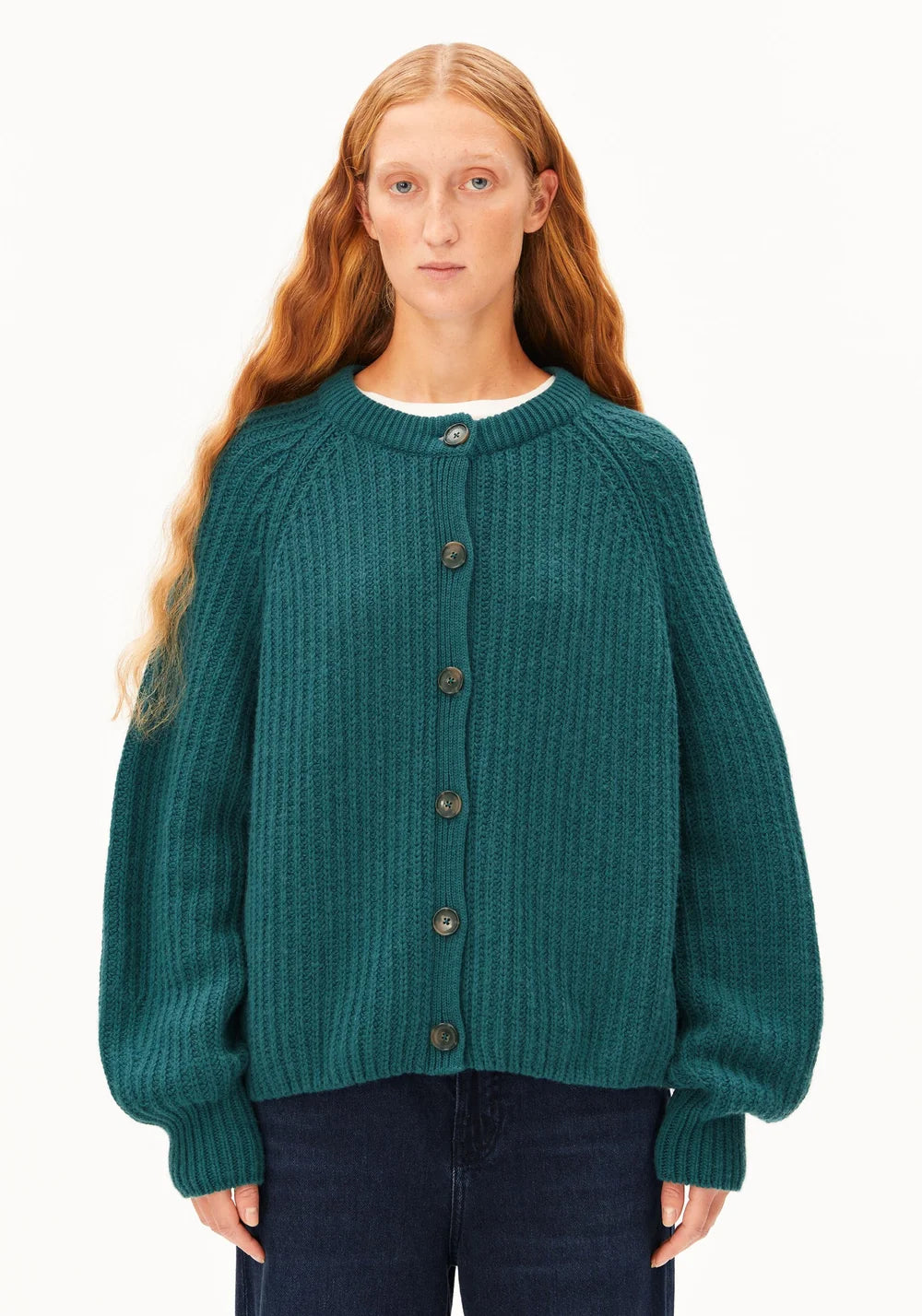 RIB KNIT CARDIGAN
