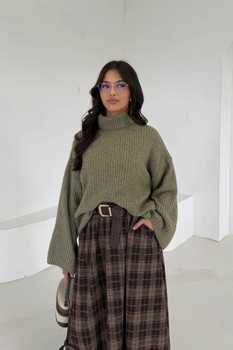 Oversized merino wool sweater