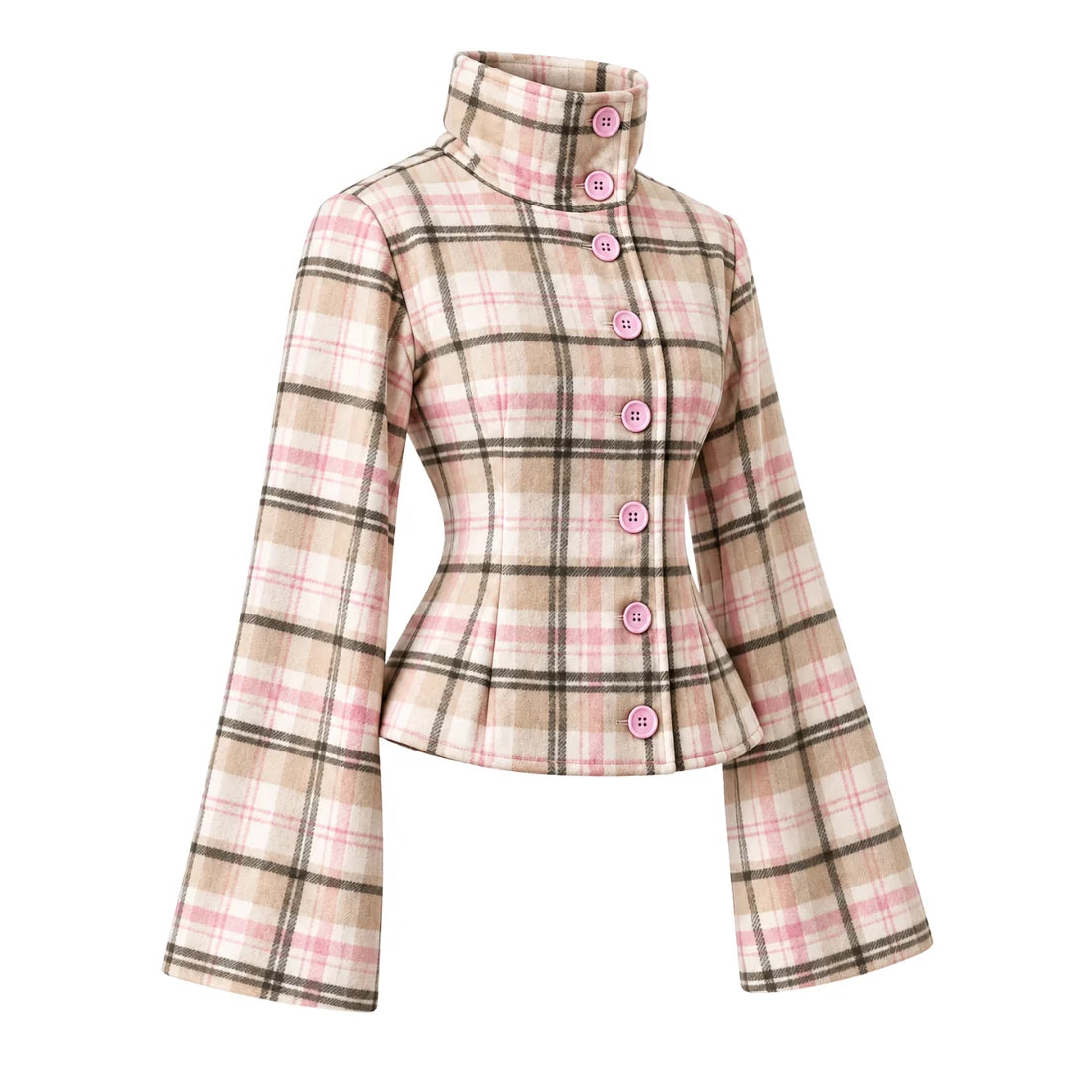 Pink Fall Trenchcoat