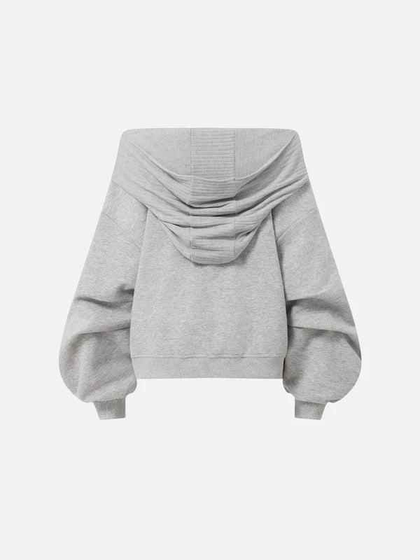 Eden Off-The-Shoulder Pullover Hoodie