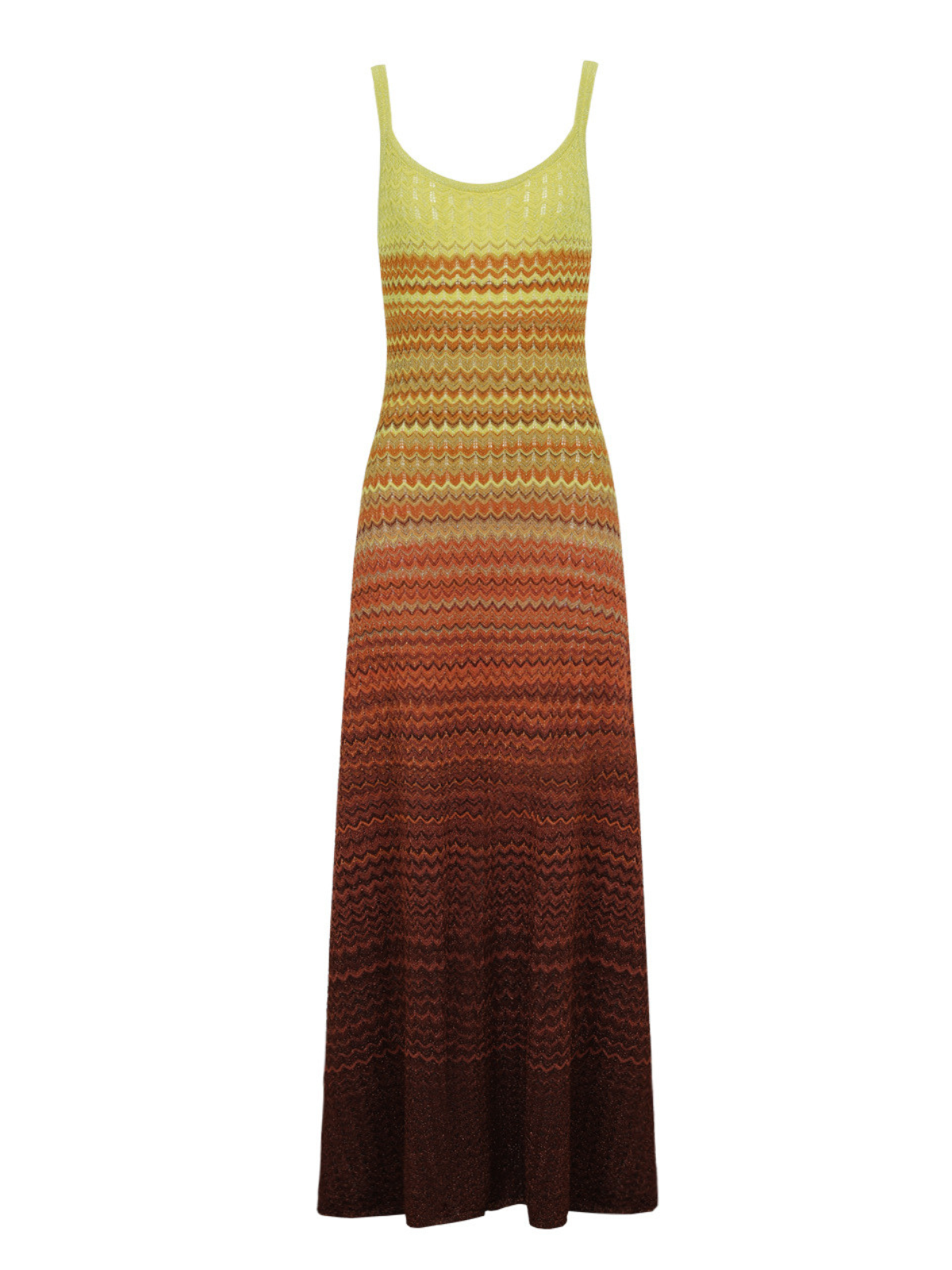 Calyther Sleeveless Ombre Knitted Maxi Dress