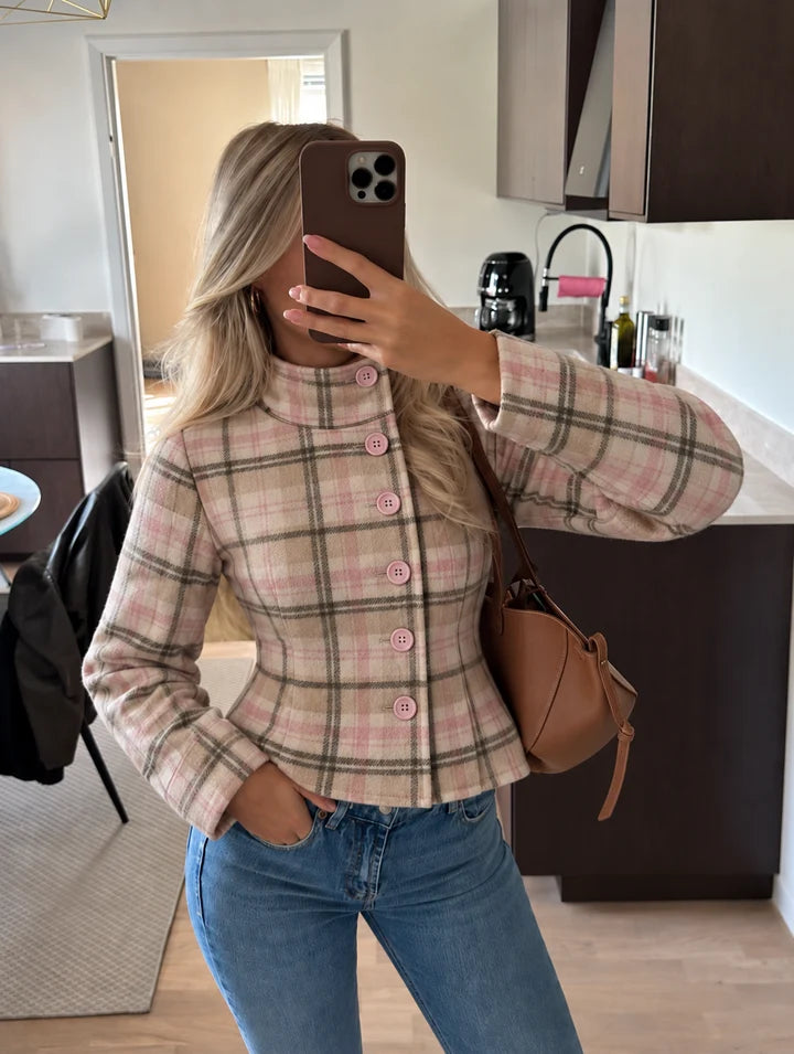 Pink Fall Trenchcoat