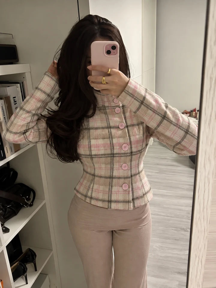 Pink Fall Trenchcoat
