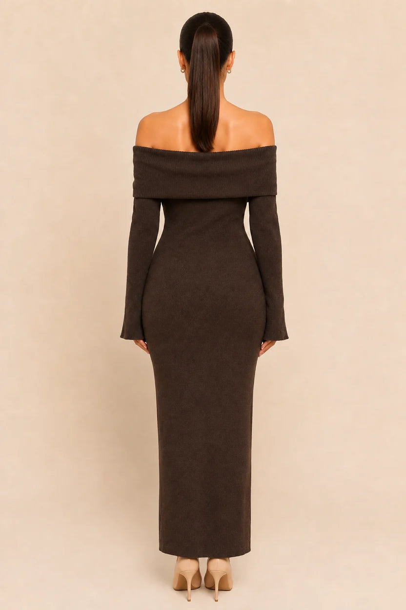 Noéva Off-Shoulder Knit Dress