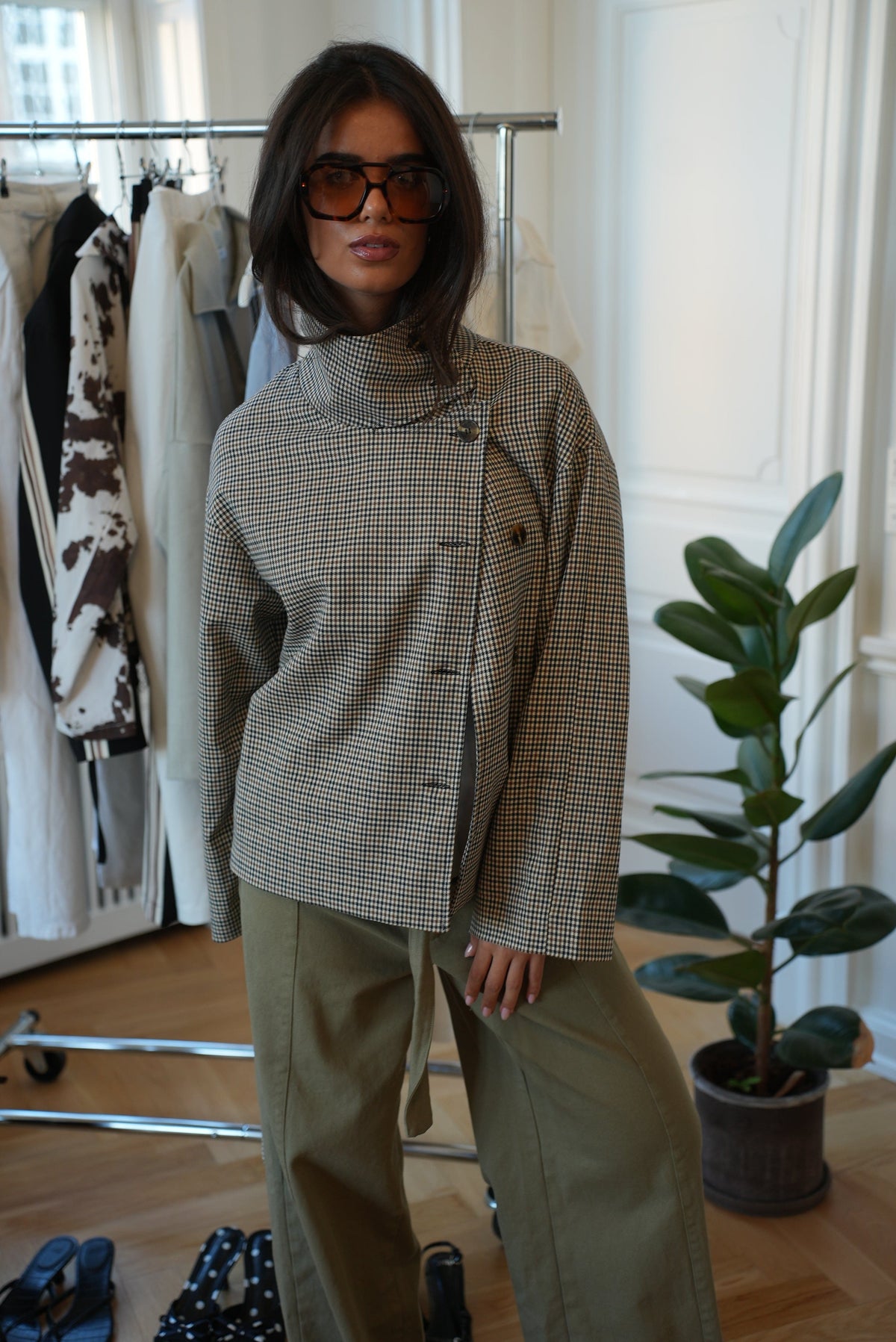 Alessia funnel neck jacket
