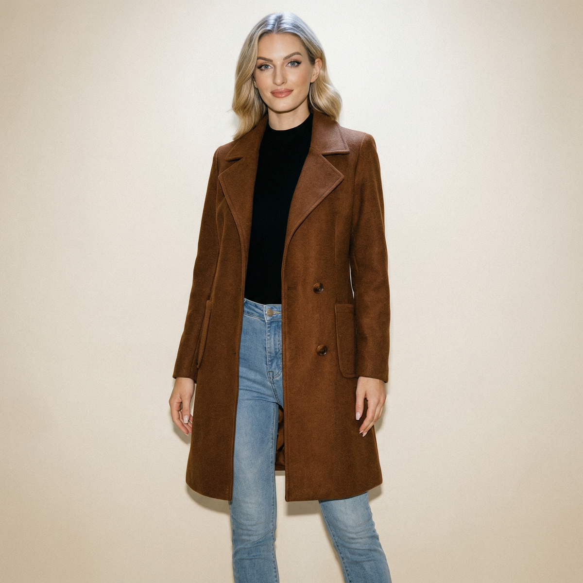 Evelyn Mid-Length Coat