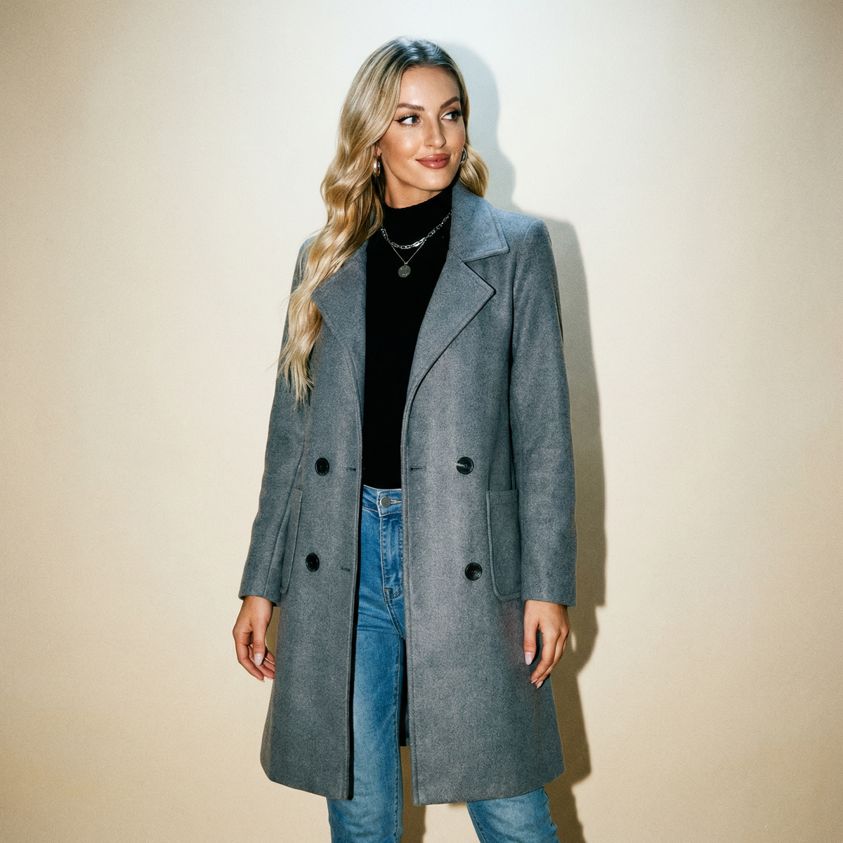 Evelyn Mid-Length Coat