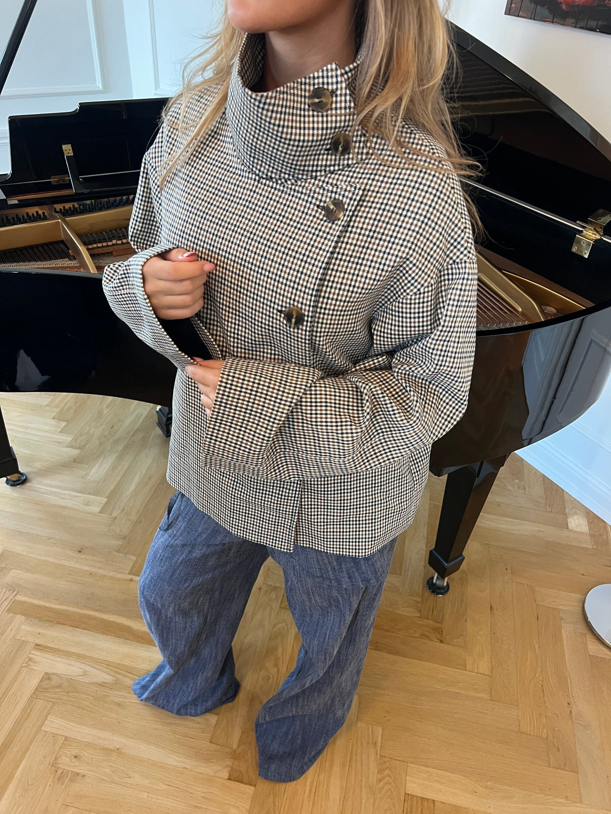 Alessia funnel neck jacket