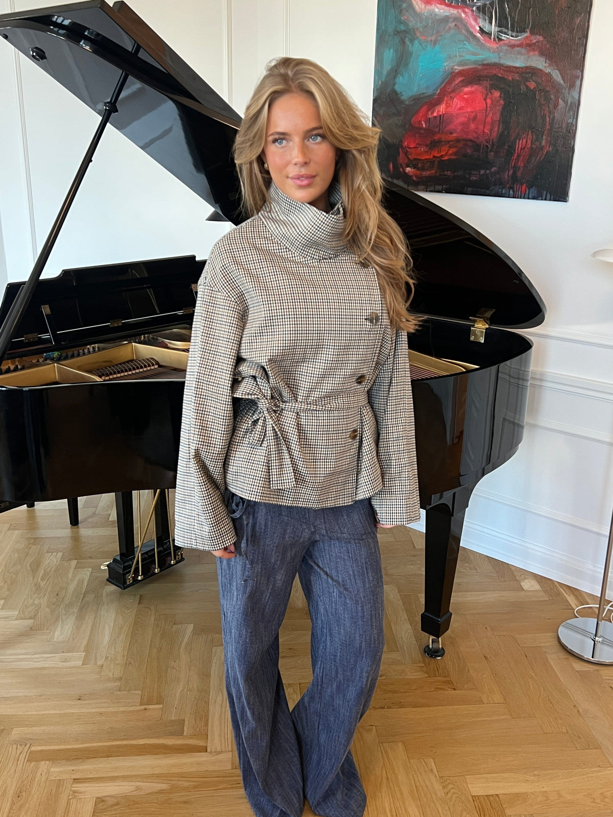 Alessia funnel neck jacket