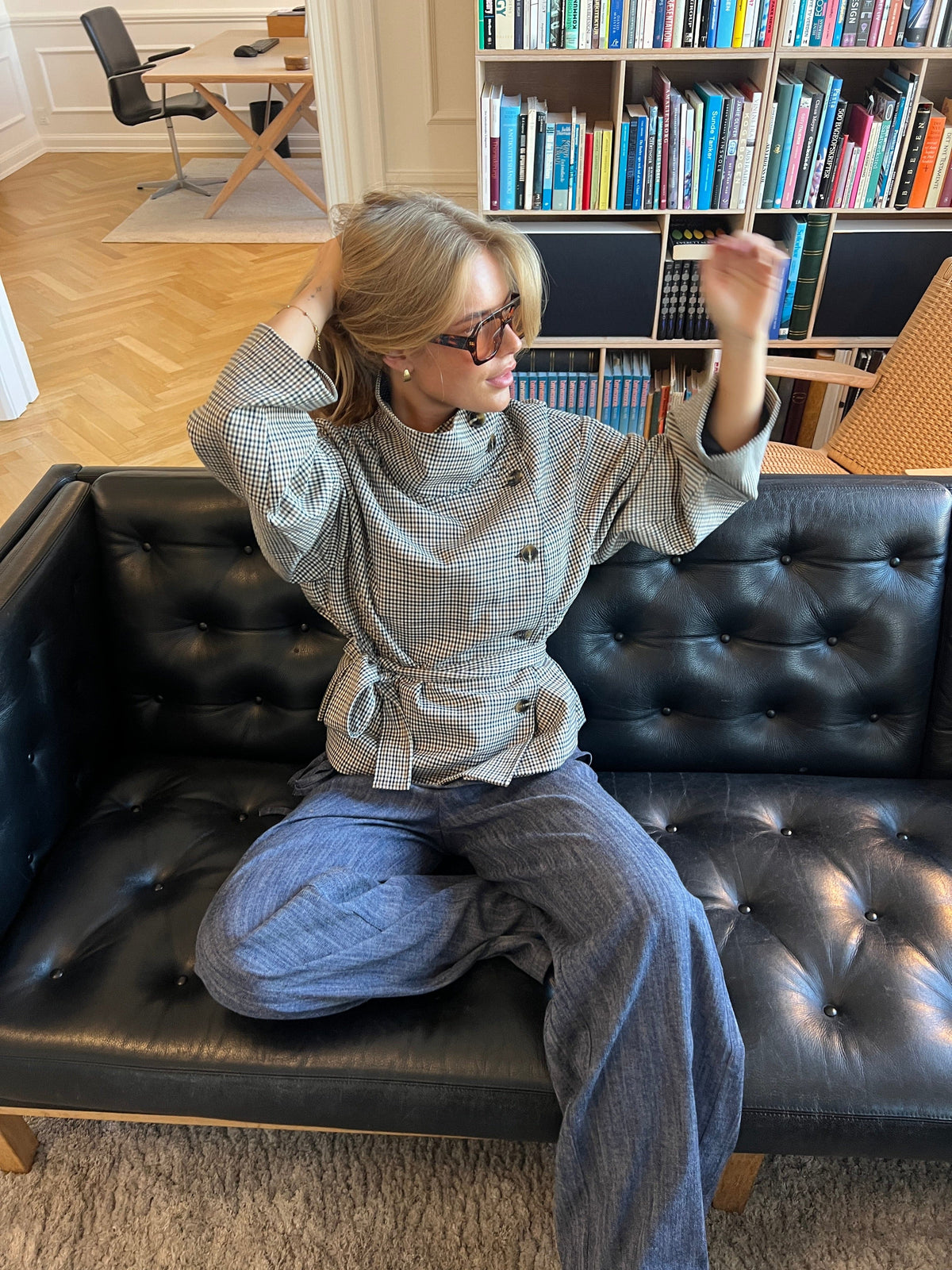 Alessia funnel neck jacket