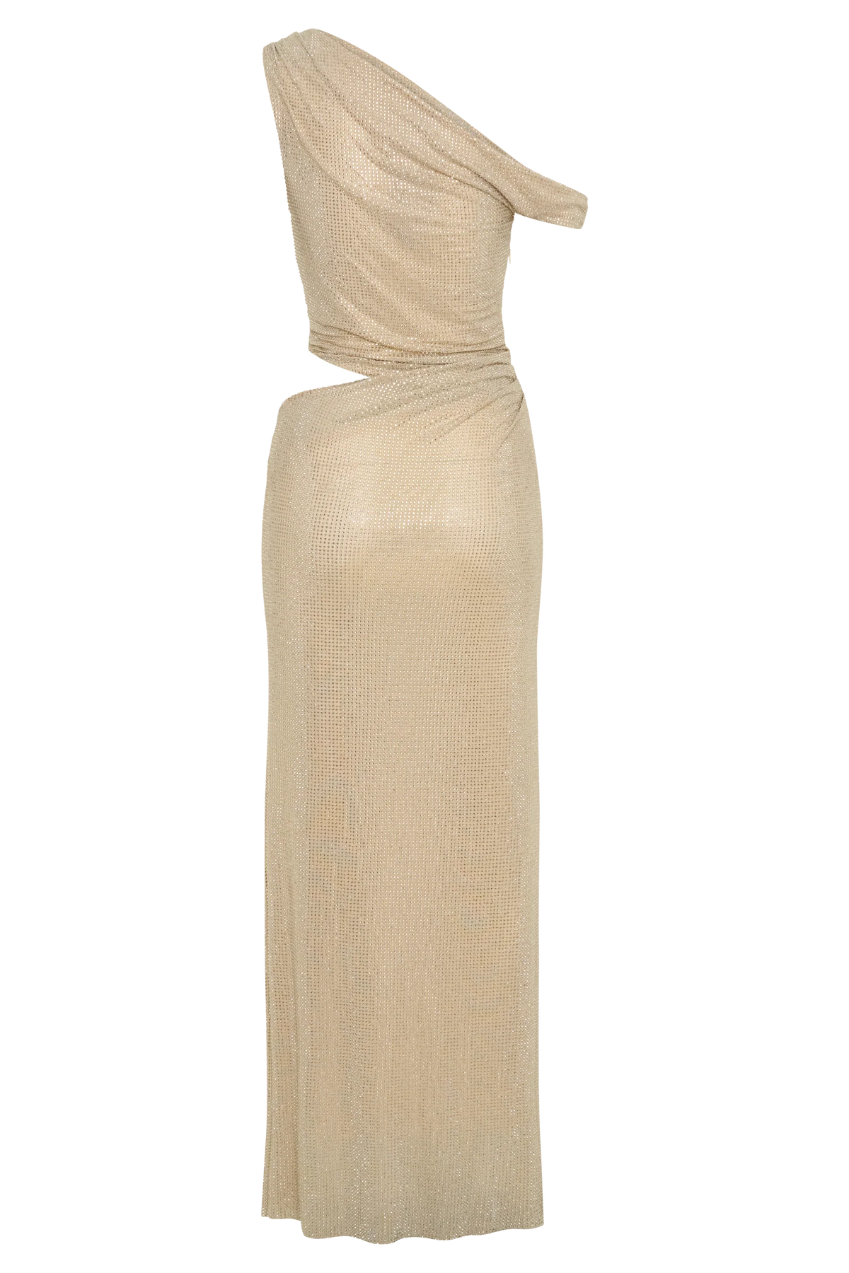 Sequin Gold Diamond Maxi Dress