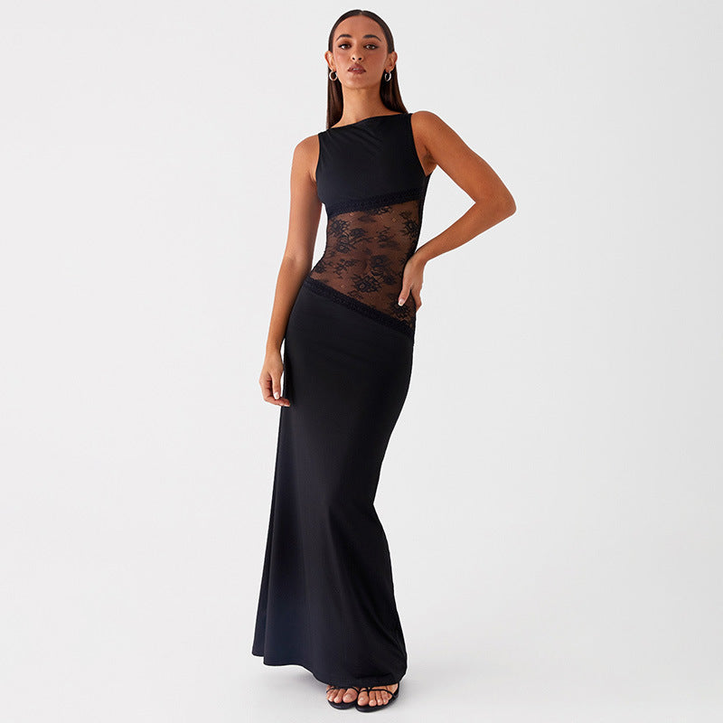 Open-Back Maxi Dress