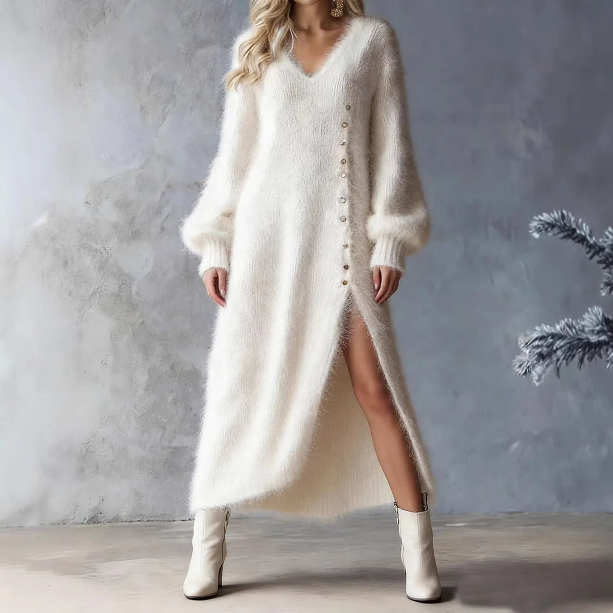 Celeste | Knit Maxi Dress