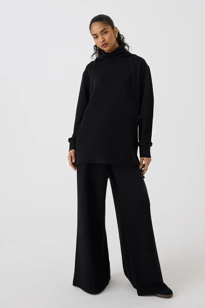 HIGH NECK HOODIE
