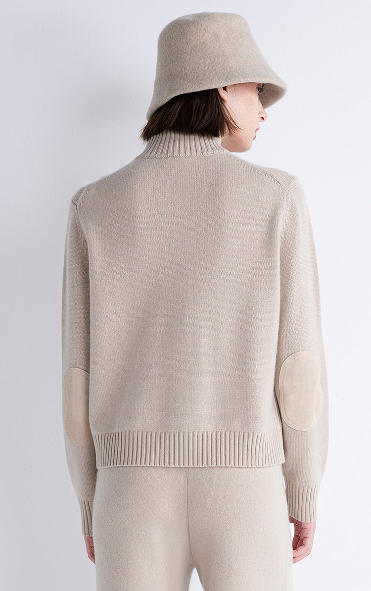 High-Neck Cardigan