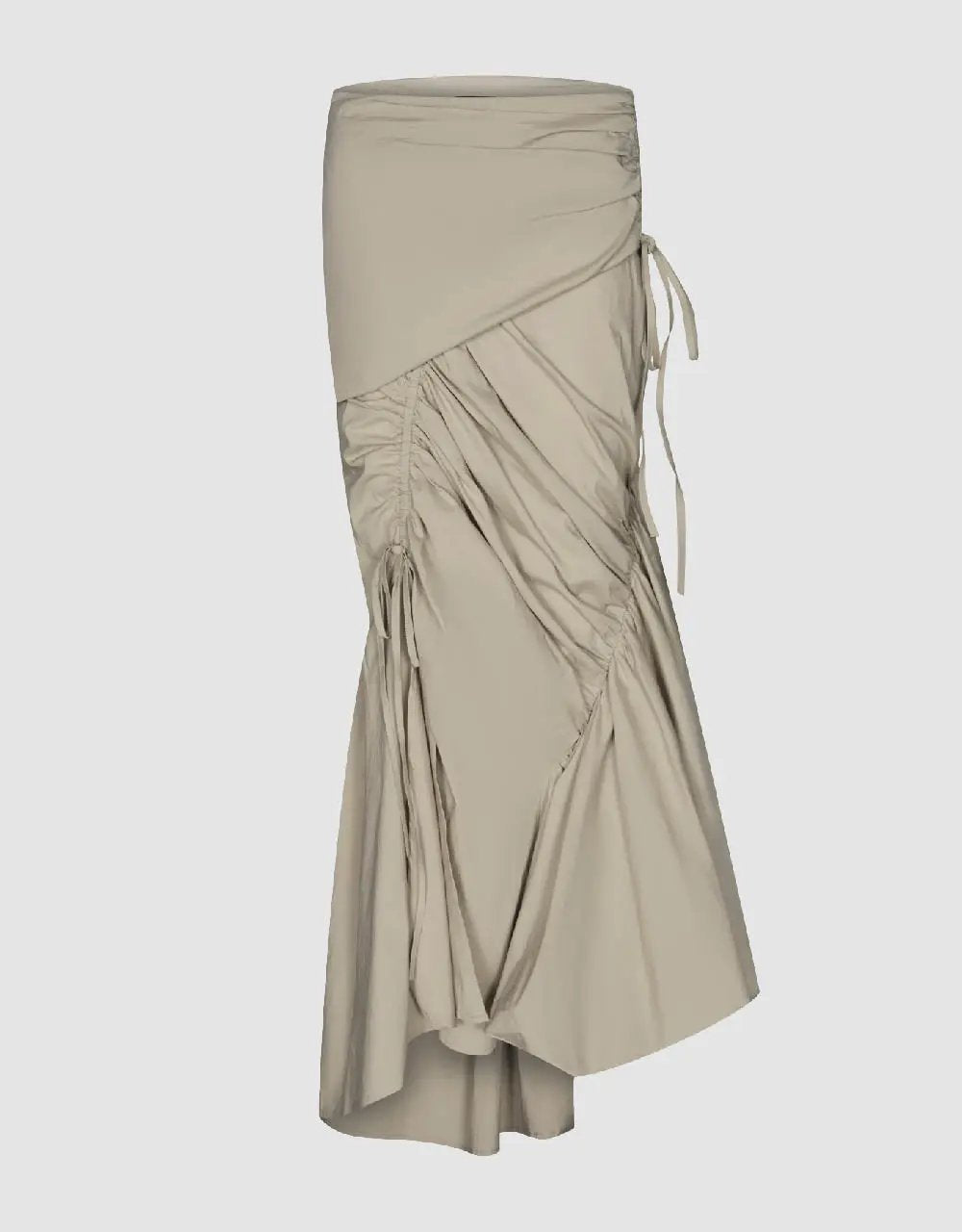 Ruched maxi dress