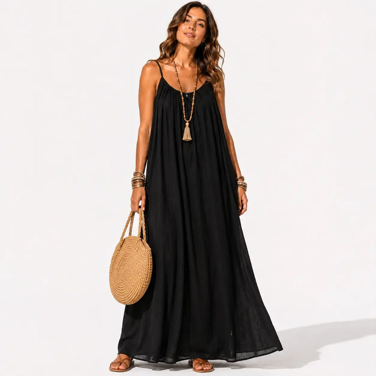 Tie maxi Dress